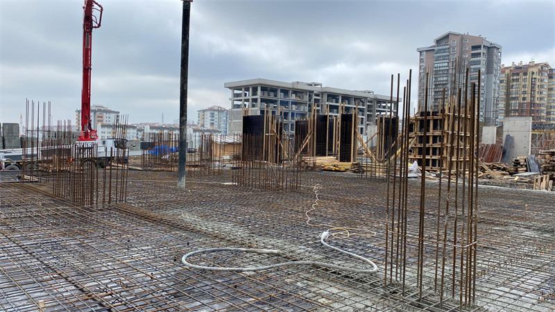 Beton dökümü öncesi kat alanı