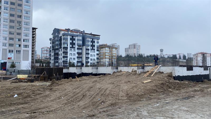 Şantiye genel görünümü